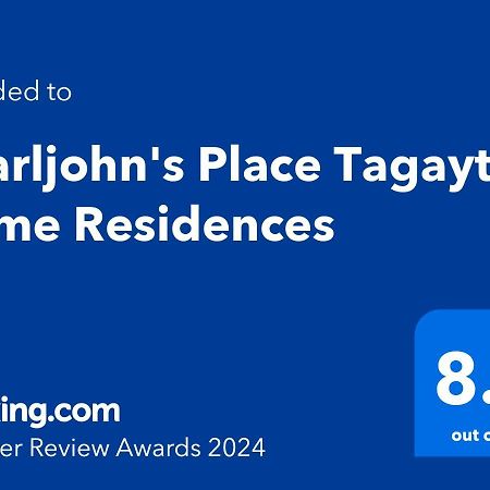 Pearljohn'S Place Tagaytay Prime Residences Tagaytay City Zewnętrze zdjęcie